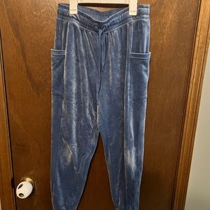 Offline by Aerie Blue Velour Sweatpants